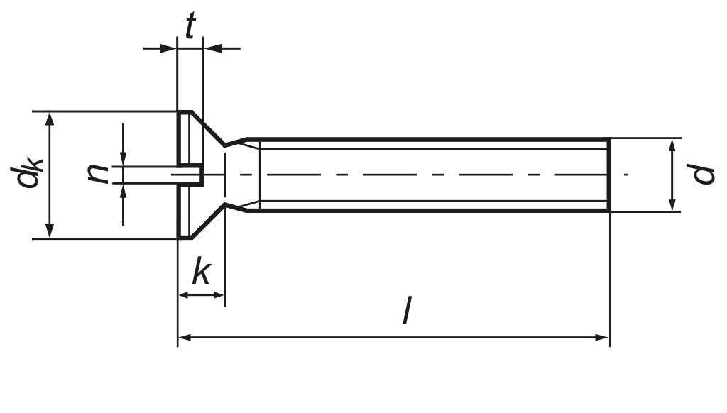 DIN 963  AM  10 x 90   4.8